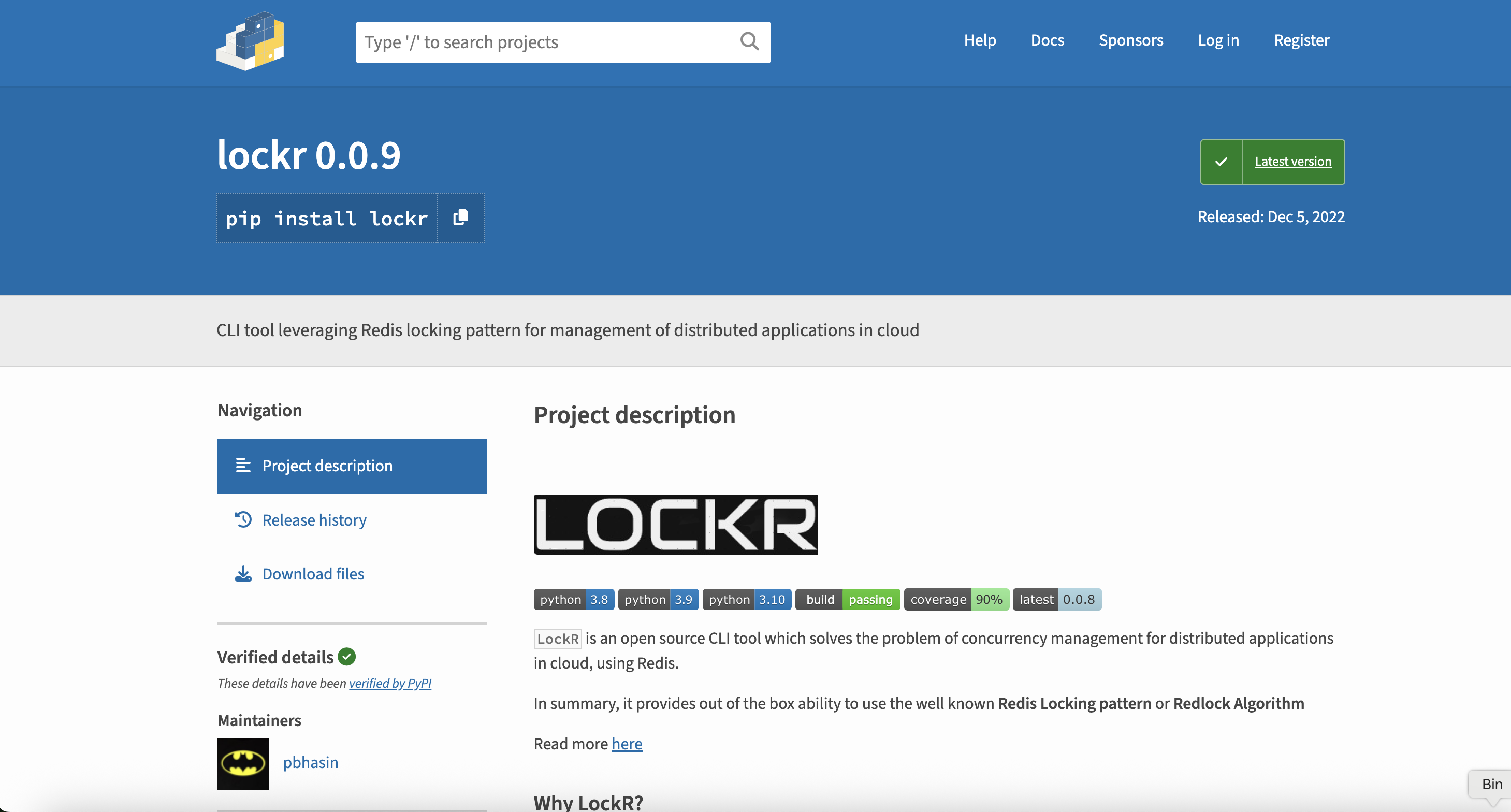 Project Screen shot